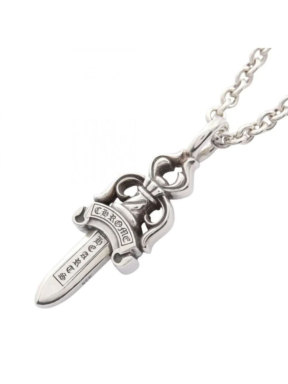 Chrome Hearts Necklace Dagger 925 Sterling Silver
